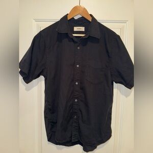 Buck Mason DRAPED TWILL S/S ONE POCKET SHIRT